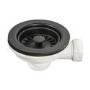 Abode Manual Basket Strainer Waste - Black