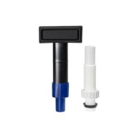 Abode Rectangular Overflow 90x30mm Vertical - Matt Black