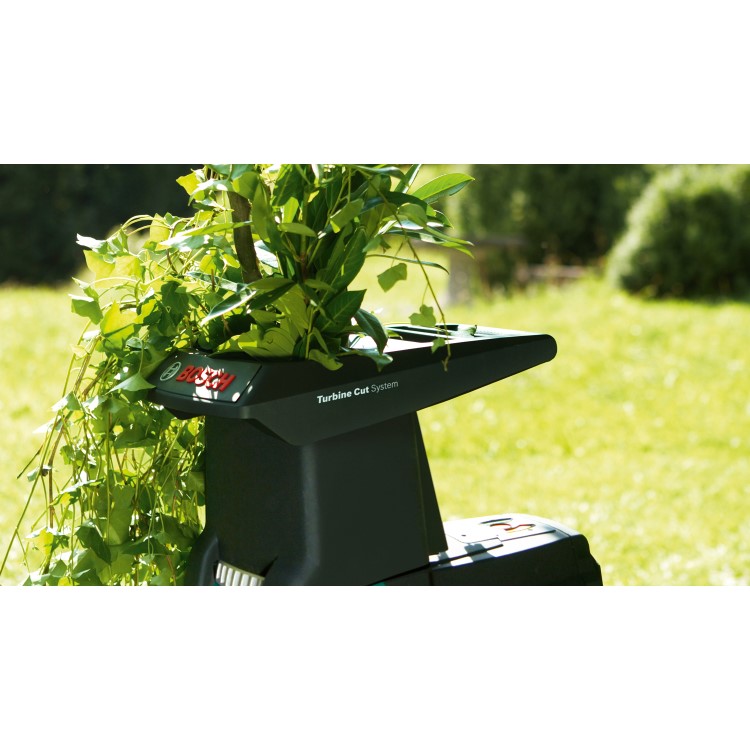 Refurbished Bosch AXT25TC 2500W Garden Shredder Green