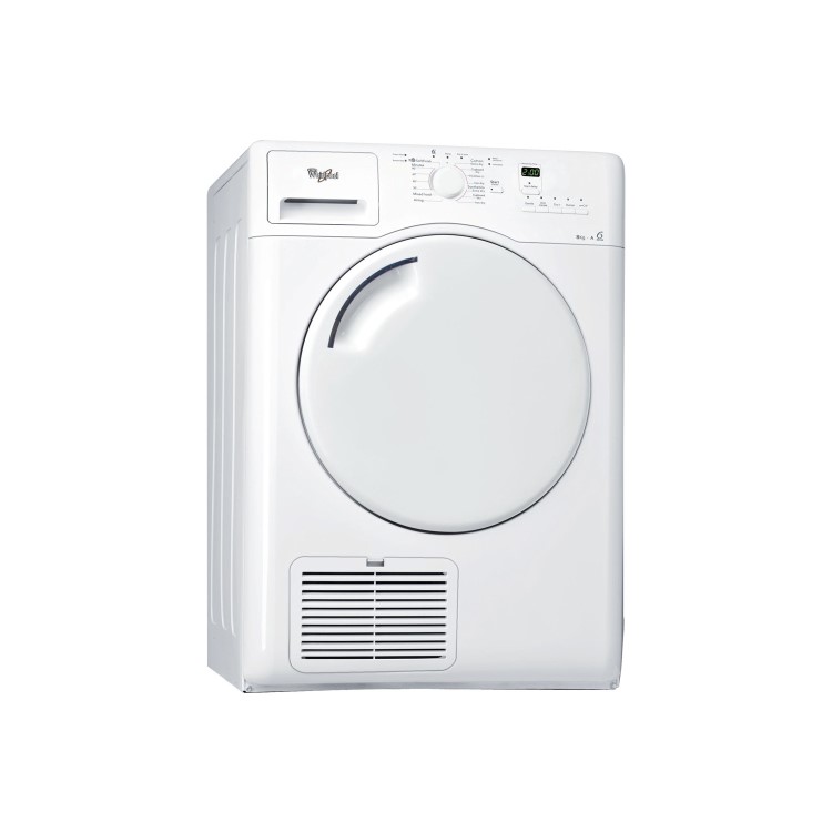 Whirlpool AZA8781 8kg Freestanding Heat Pump Condenser Tumble Dryer White