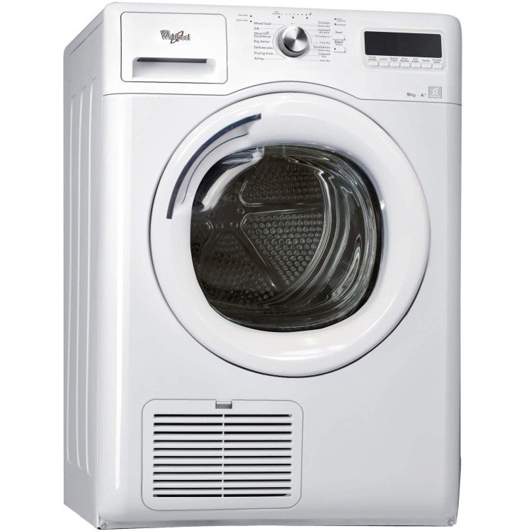 Whirlpool AZA9791 Best Care 9kg Freestanding Condenser Tumble Dryer White