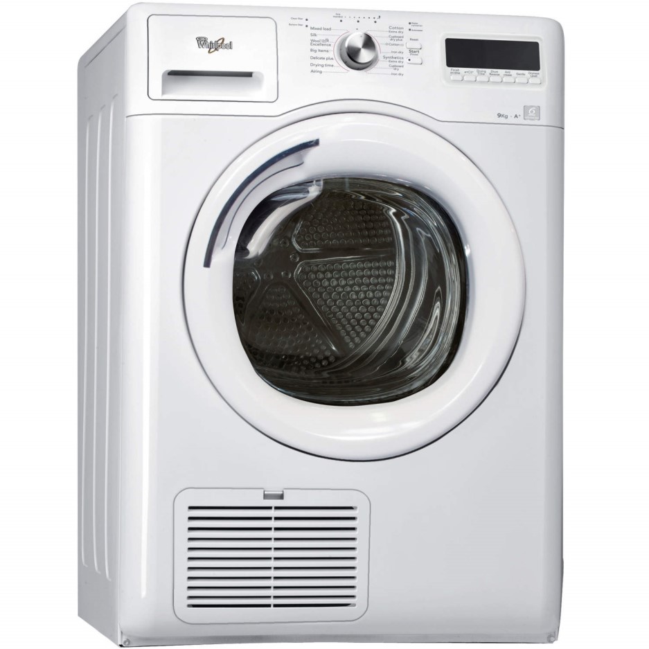 Whirlpool AZA9791 Best Care 9kg Freestanding Condenser Tumble Dryer White Appliances Direct