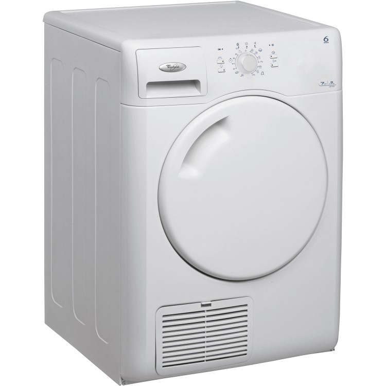 Whirlpool AZB7570 7kg Freestanding Condenser Tumble Dryer - White
