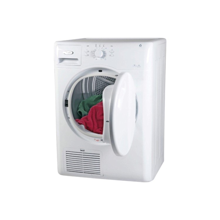 Whirlpool AZB7570 7kg Freestanding Condenser Tumble Dryer - White
