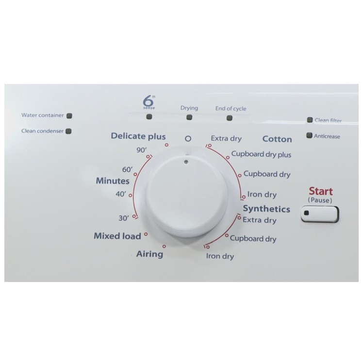 Whirlpool AZB7570 7kg Freestanding Condenser Tumble Dryer - White
