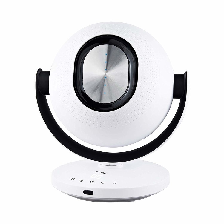 AirPod 10 inch Bladeless Fan with 6 Speeds and Oscillation Function - White