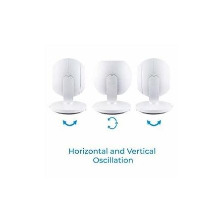 AirPod 10 inch Bladeless Fan with 6 Speeds and Oscillation Function - White