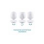 AirPod 10 inch Bladeless Fan with 6 Speeds and Oscillation Function - White