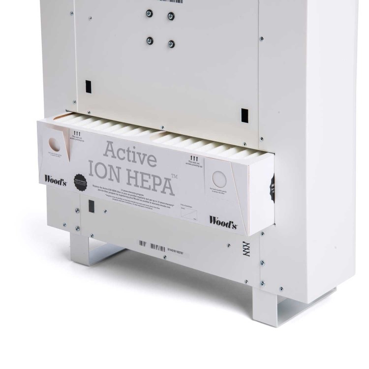 AirPure310Air Purifier with Active ION HEPA Filter 274 m³/h CADR Steel Housing Ultra-Low Energy Ideal for Allergies & Bedrooms