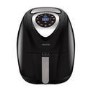 GRADE A1 - electriQ 3.2L Low Fat Healthy Air Fryer 1400w with Digital Controls and Divider