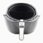 electriQ 3.2L Low Fat Healthy Air Fryer 1400w with Digital Controls and Divider
