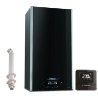 Ariston Alteas One Net 30 Kw Black A+ Combi Boiler with Alexa WiFi with Free Cube R Net and Horizontal Flue Kit - 12 Year warranty