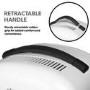 Refurbished electriQ Aqua-Dry 5L Compact Compressor Dehumidifier with Anti-Odour Filter - White