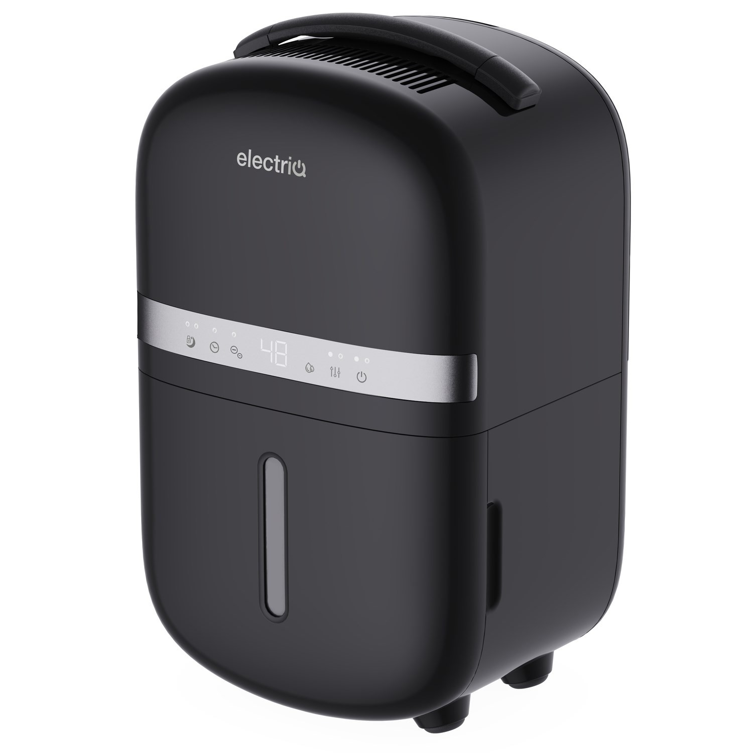 Compact Quiet 5L Dehumidifier & Air Purifier | Black | electriQ