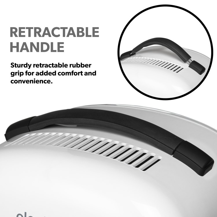 Refurbished electriQ Aqua-Dry 5L Compact Compressor Dehumidifier with Anti-Odour Filter - White