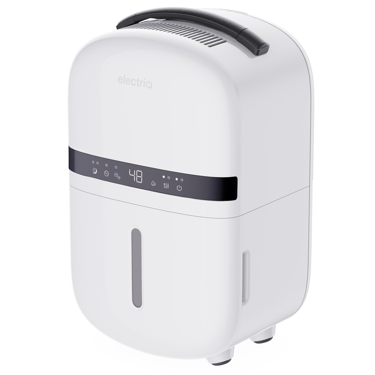 Compact Quiet 5L Dehumidifier & Air Purifier | White | electriQ