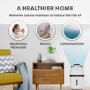 Refurbished electriQ Aqua-Dry 5L Compact Compressor Dehumidifier with Anti-Odour Filter - White