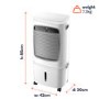Refurbished electriQ Arctic 25L Evaporative Air Cooler and Air Purifier