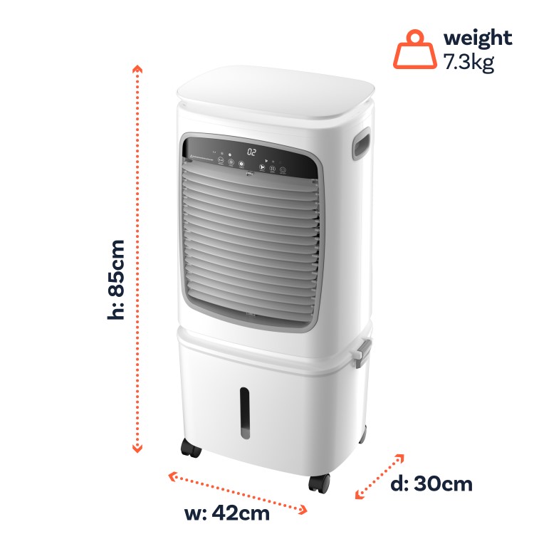 Refurbished electriQ Arctic 25L Evaporative Air Cooler and Air Purifier