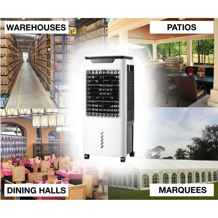 GRADE A3 - electriQ 42L Evaporative Air Cooler for areas up to 50 sqm