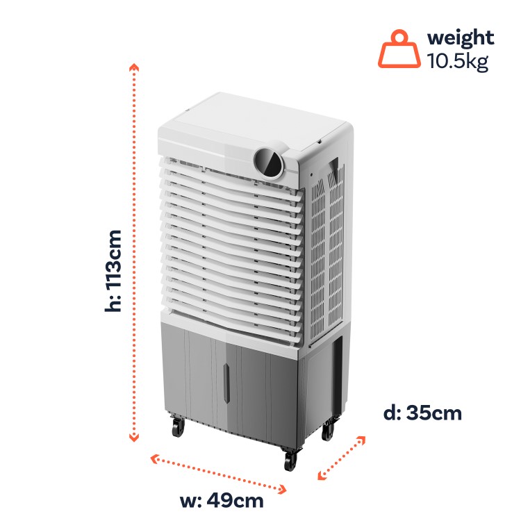 electriQ Arctic 55L Evaporative Air Cooler - Ideal for Large Spaces