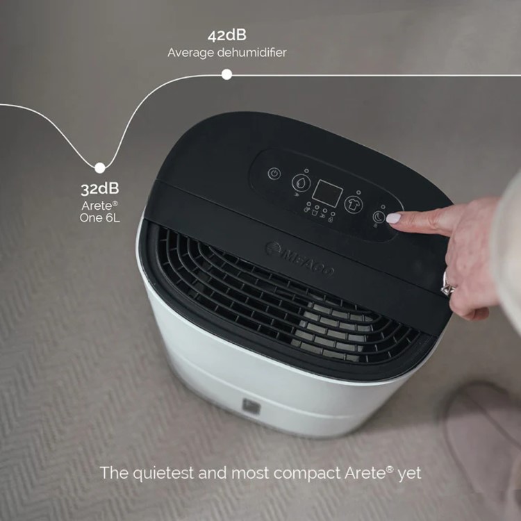 Meaco Arete One 6L Low Energy Quiet Dehumidifier