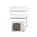 Version two Argo Multi-Split 2x 12000 BTU Smart A++ Wall Air Conditioner System with Single Outdoor Unit