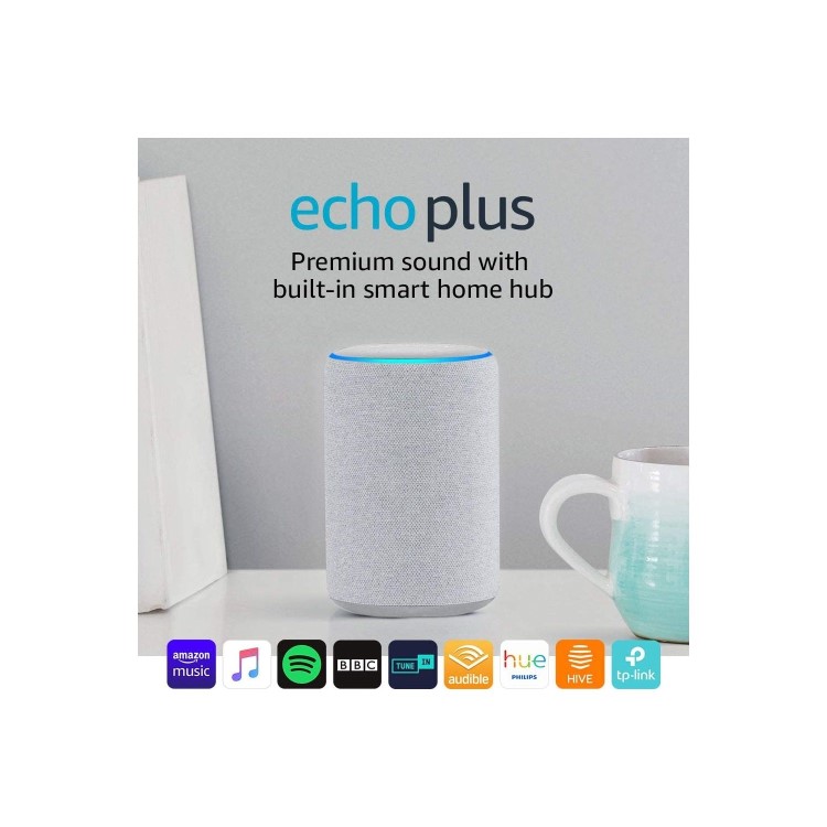 Amazon Echo Plus 2nd Gen - Sandstone Fabric 