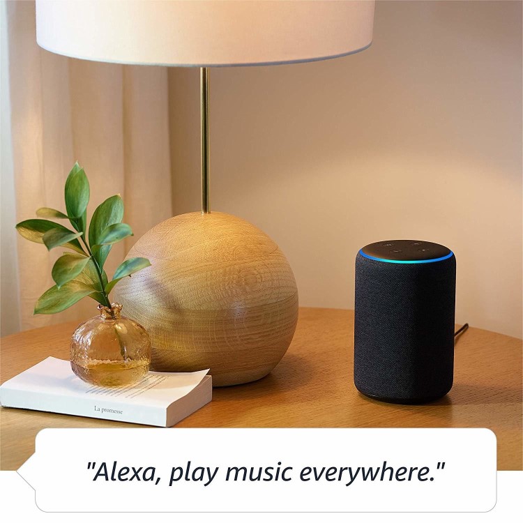 All-new Amazon Echo 3rd Generation Smart speaker with Alexa Charcoal Fabric