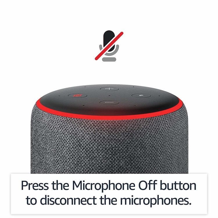 All-new Amazon Echo 3rd Generation Smart speaker with Alexa Charcoal Fabric