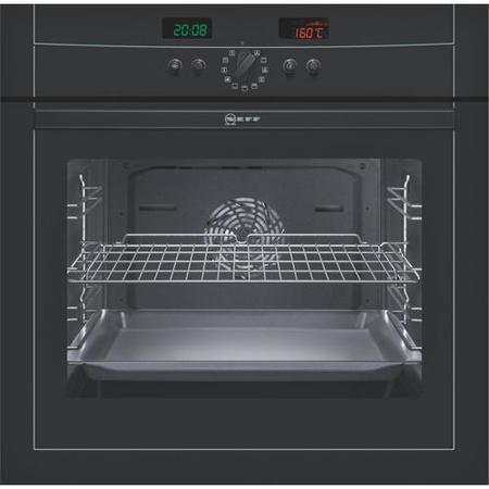 Neff B15E42S0GB Series 3 Multifunction Electric Built In Single Oven - Black