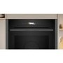 Refurbished Neff N70 B24CR31G0B 60cm Single Built In Electric Oven Graphite