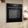 Refurbished Neff N70 B24CR31G0B 60cm Single Built In Electric Oven Graphite