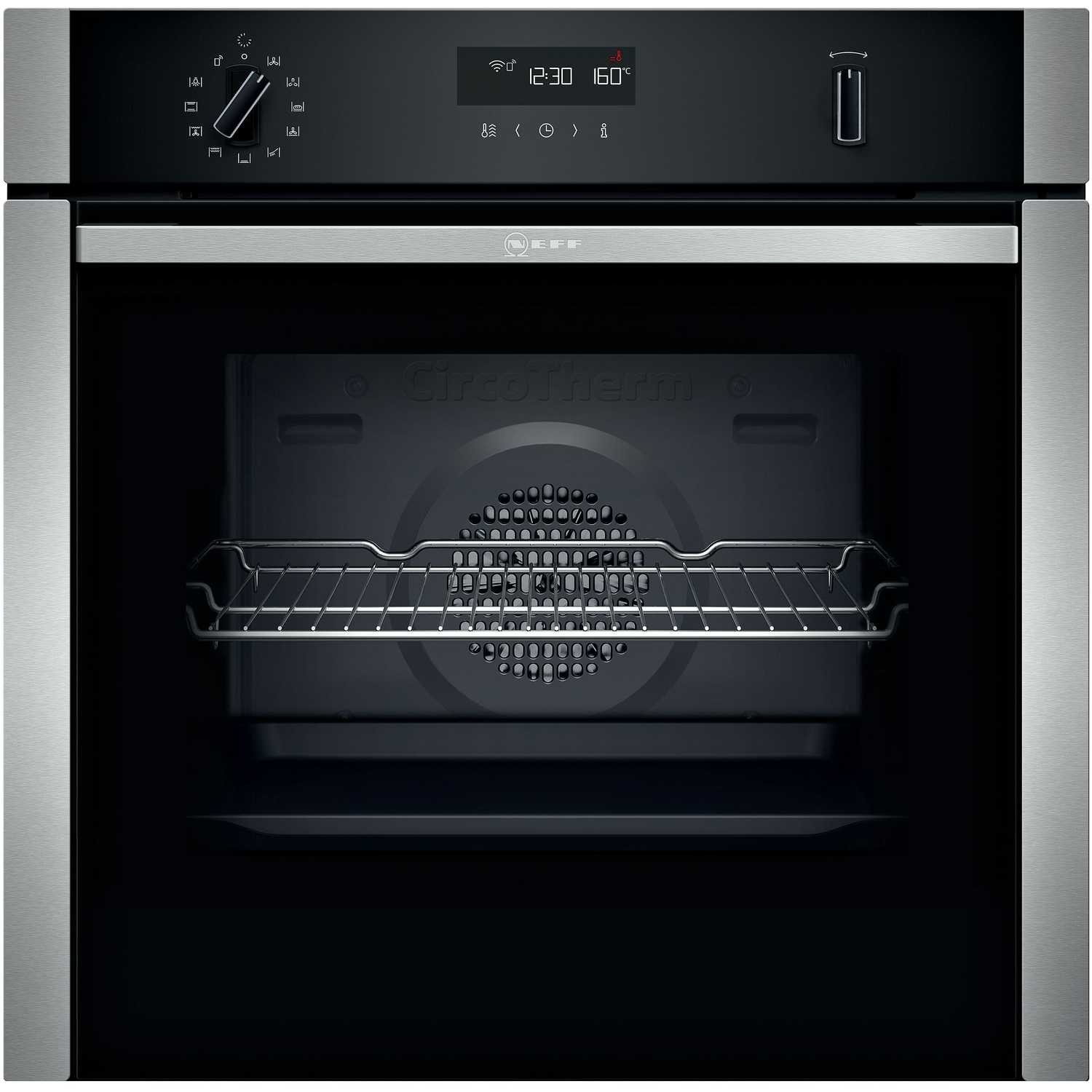 Refurbished Neff N50 B2ACH7HH0B 60cm Single Built In Electric Oven Stainless Steel