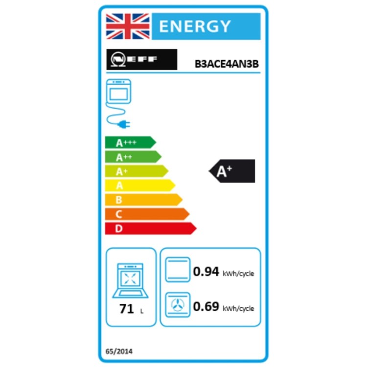Neff N50 B3ACE4AN3B Slide and Hide Electric Single Oven - Stainless