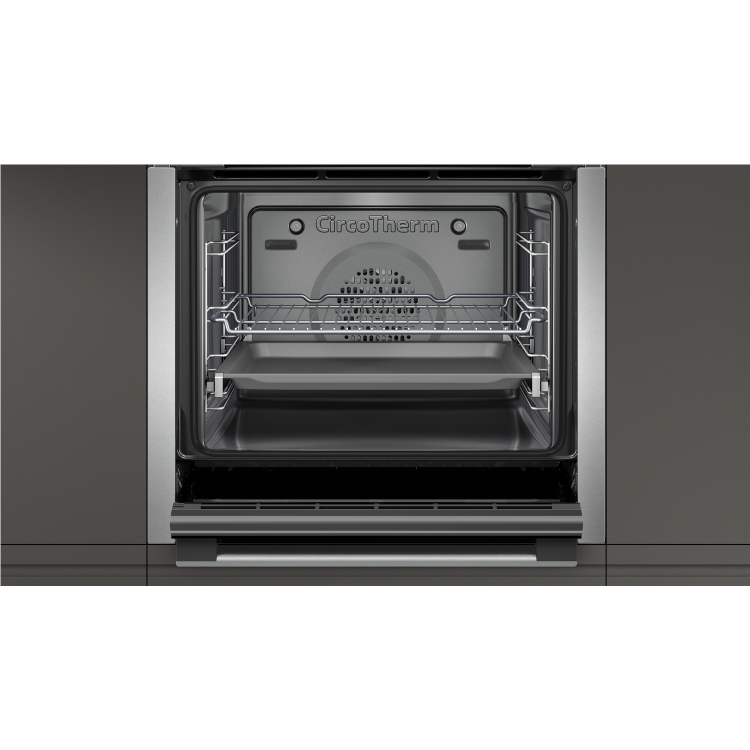 Refurbished Neff B3ACE4HN0B 60cm Single Built In Electric Oven Stainless Steel