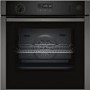 Neff N50 Slide & Hide Electric Single Oven - Graphite Grey