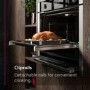 Neff N50 Slide & Hide Electric Single Oven - Stainless Steel