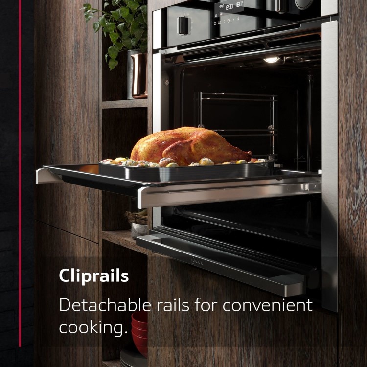 Neff N50 Slide & Hide Electric Single Oven - Stainless Steel