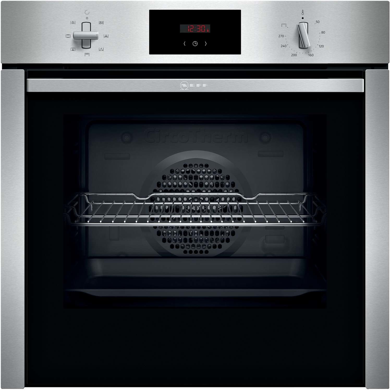 NEFF N30 Slide&Hide® B3CCC0AN0B Built In Electric Single Oven - Stainless Steel - A Rated