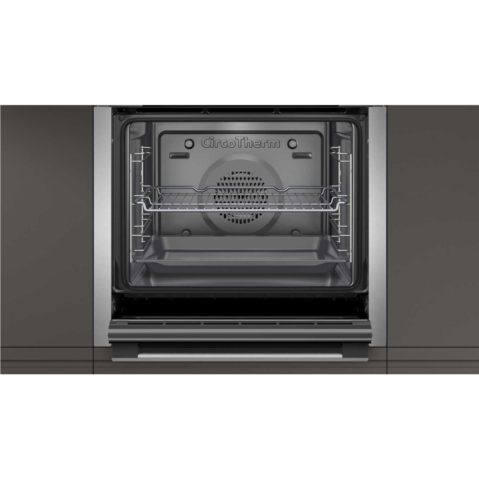 Neff N30 Slide & Hide 5 Function Electric Fan Single Oven Stainless