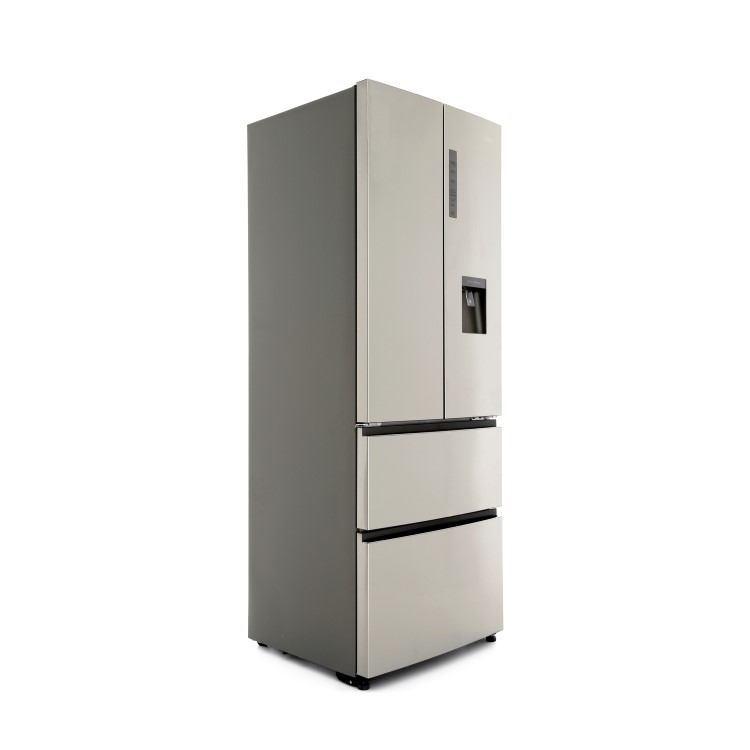 Haier B3FE742CMJW 4-door Door-and-drawer Fridge Freezer Silver