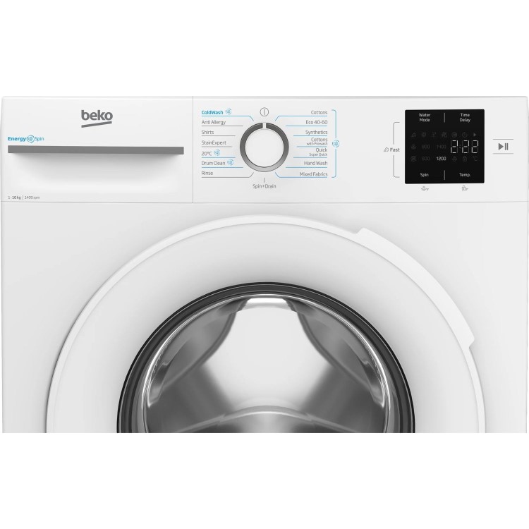 Refurbished Beko 10kg 1400rpm Washing Machine - White