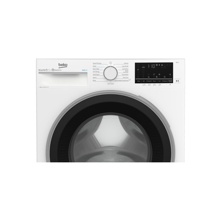 Beko IronFast RecycledTub 8Kg 1400rpm Washing Machine - White