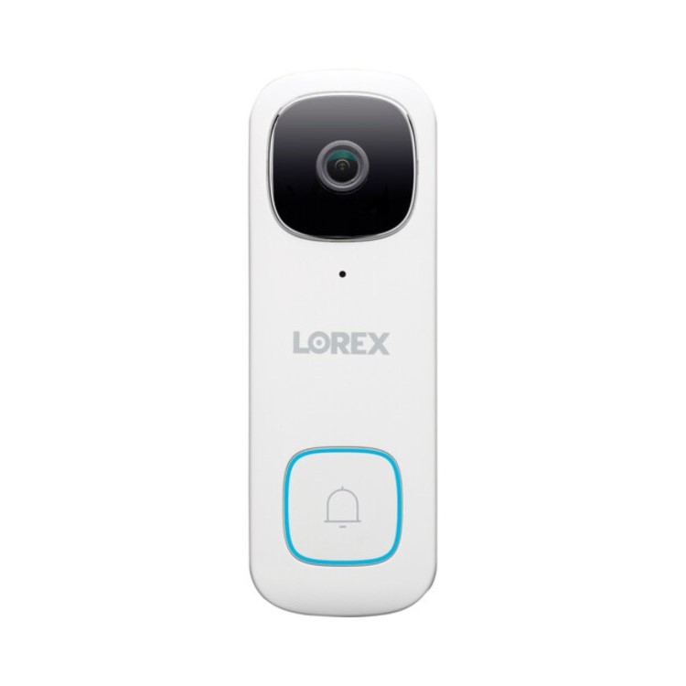 Lorex 2K Wired White Video Doorbell - 1 Pack