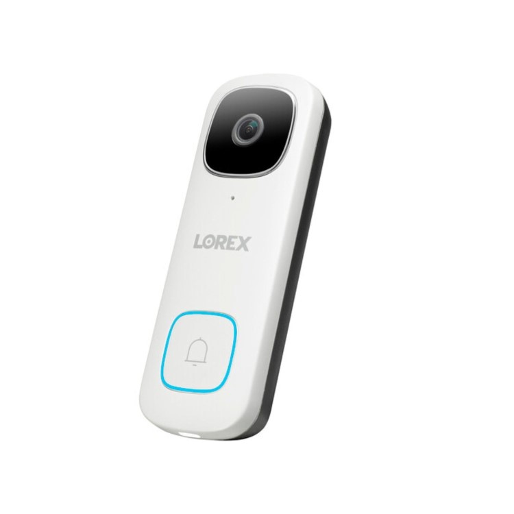Lorex 2K Wired White Video Doorbell - 1 Pack