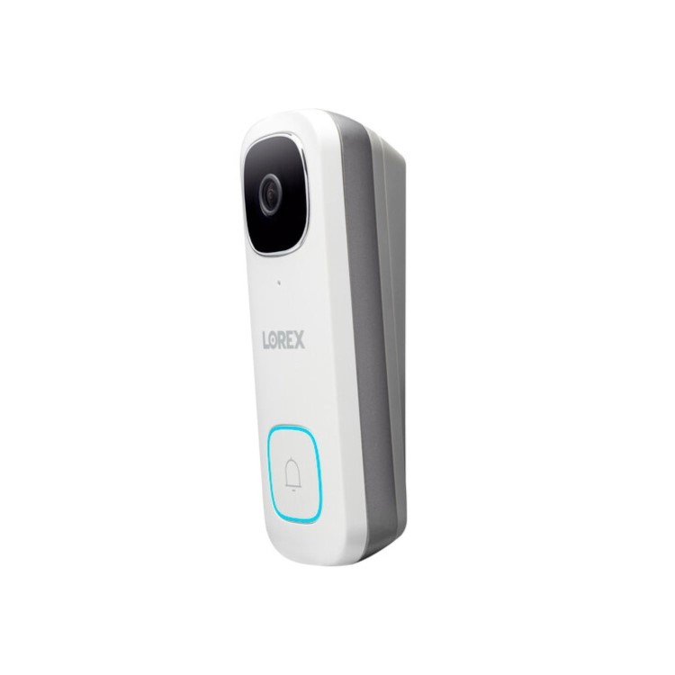 Lorex 2K Wired White Video Doorbell - 1 Pack
