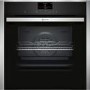 GRADE A2 - Neff B47CS34H0B N90 Touch Control Multifunction Single Oven With SLIDE&HIDE Door - Black With Steel