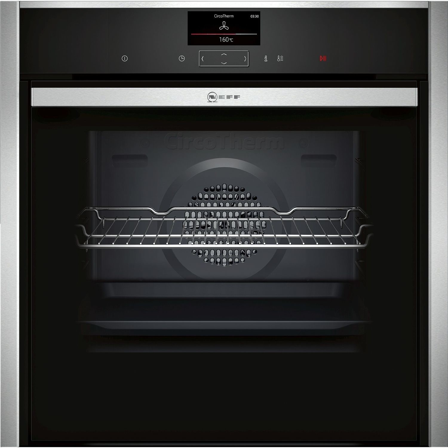 Neff N90 Slide Hide Electric Single Oven with Home Connect