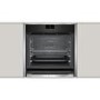 GRADE A2 - Neff B47CS34H0B N90 Touch Control Multifunction Single Oven With SLIDE&HIDE Door - Black With Steel